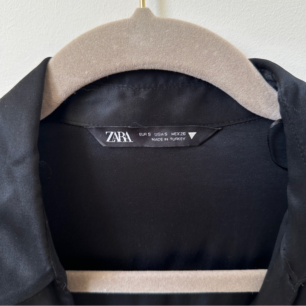 Zara satin black dress - Picture 2 of 3